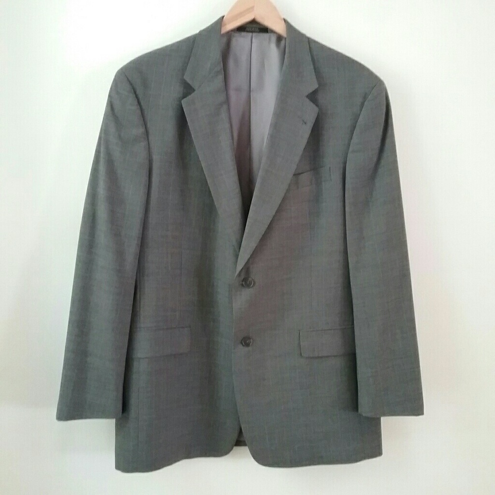 Hart Schaffner Marx Gold Trumpeter Gray Wool Coat